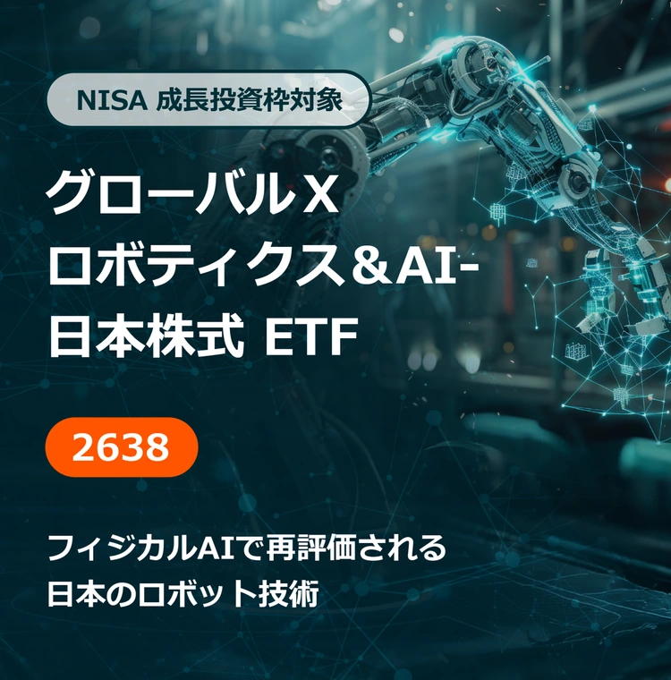 NISA 成長投資枠対象 ロボティクス&AI-日本株式 ETF